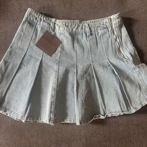 Dressed in LALA It's Major Denim Skirt NWT